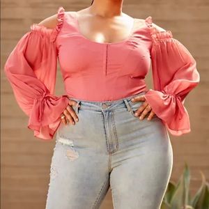 NWT Eloise Cold Shoulder Corset Top - Size 1